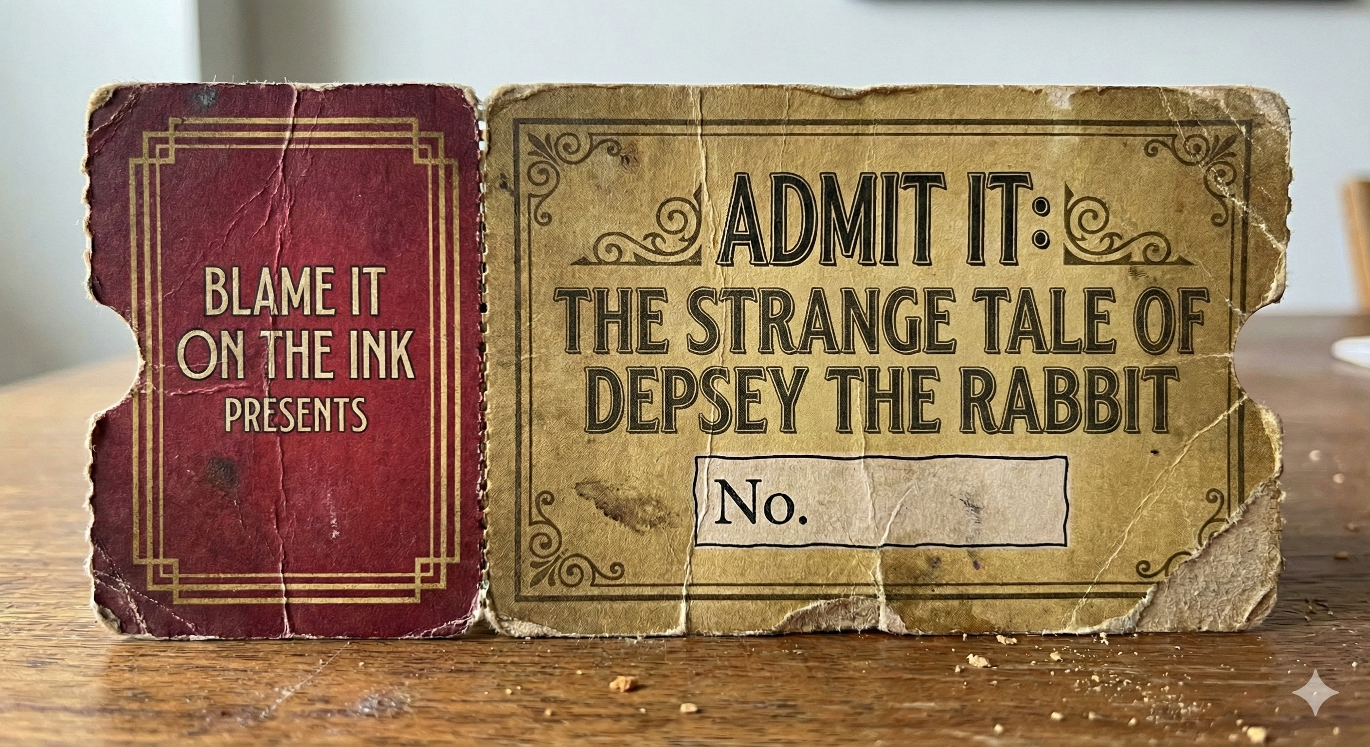 Blame It On The Ink — Admit Ticket